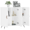 Weißes Sideboard Petrula 90x34x80cm (Holz)