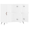 Weißes Sideboard Petrula 90x34x80cm (Holz)