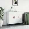 Weißes Sideboard Petrula 90x34x80cm (Holz)