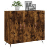 Sideboard Petrula aus geräucherter Eiche 90x34x80cm (Holz)