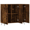 Sideboard Petrula aus geräucherter Eiche 90x34x80cm (Holz)