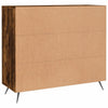 Sideboard Petrula aus geräucherter Eiche 90x34x80cm (Holz)