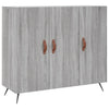 Graues Sideboard Petrula 90x34x80cm (Holz)
