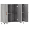 Graues Sideboard Petrula 90x34x80cm (Holz)
