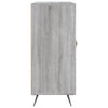 Graues Sideboard Petrula 90x34x80cm (Holz)