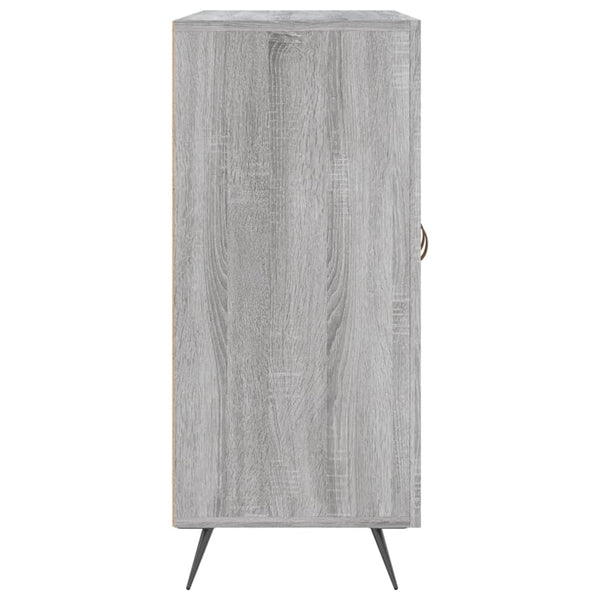 Graues Sideboard Petrula 90x34x80cm (Holz)