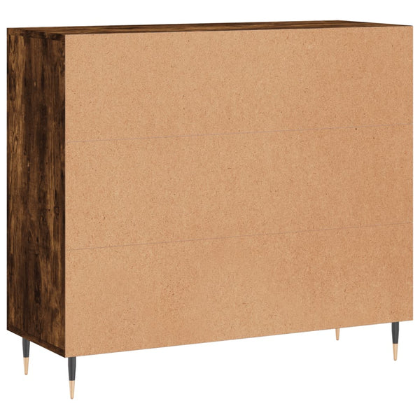 Räuchereiche Sideboard Cocuz 90x34x80cm (Holz)