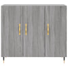 Graues Sideboard Cocuz 90x34x80cm (Holz)