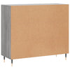 Graues Sideboard Cocuz 90x34x80cm (Holz)