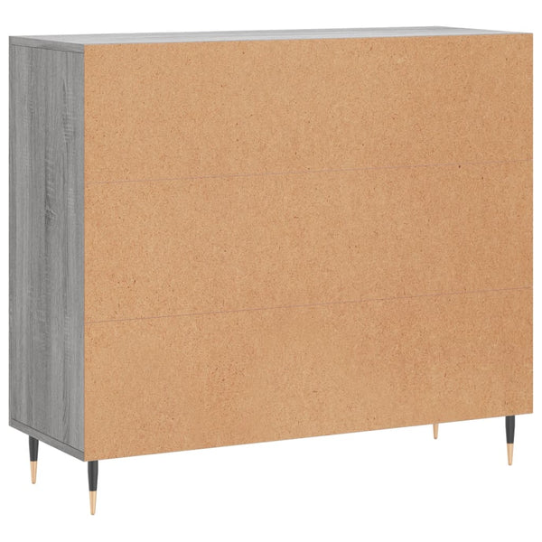 Graues Sideboard Cocuz 90x34x80cm (Holz)