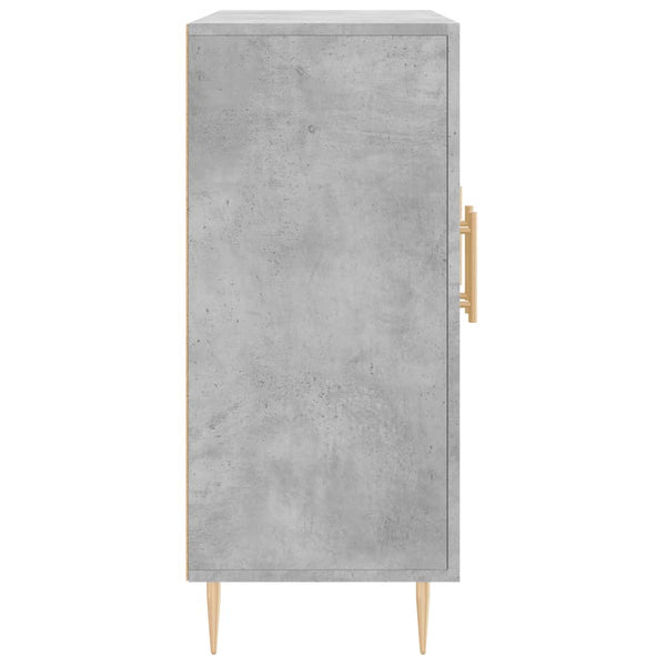 Betongraues Sideboard Dilhan 90x34x80cm (Holz)