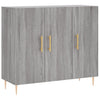 Graues Sideboard Dilhan 90x34x80cm (Holz)