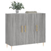 Graues Sideboard Dilhan 90x34x80cm (Holz)