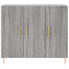 Graues Sideboard Dilhan 90x34x80cm (Holz)