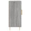 Graues Sideboard Dilhan 90x34x80cm (Holz)
