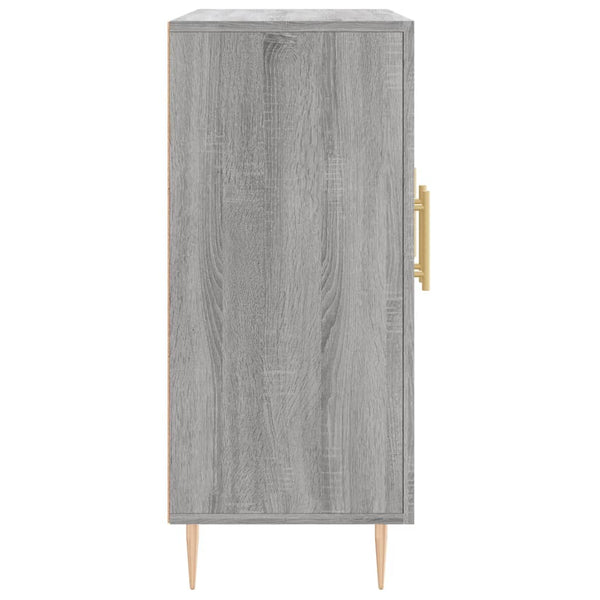 Graues Sideboard Dilhan 90x34x80cm (Holz)