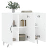 Weißes Sideboard Melidor 90x34x80cm (Holz)