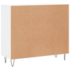 Weißes Sideboard Melidor 90x34x80cm (Holz)