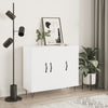 Weißes Sideboard Melidor 90x34x80cm (Holz)