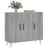 Graue Anrichte Melidor 90x34x80cm (Holz)