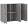 Graue Anrichte Melidor 90x34x80cm (Holz)