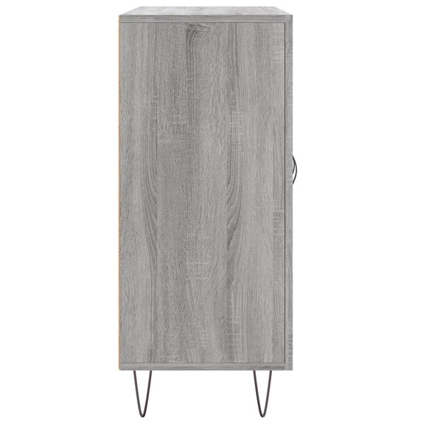 Graue Anrichte Melidor 90x34x80cm (Holz)