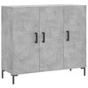 Betongraues Sideboard Adiel 90x34x80cm (Holz)