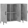 Betongraues Sideboard Adiel 90x34x80cm (Holz)