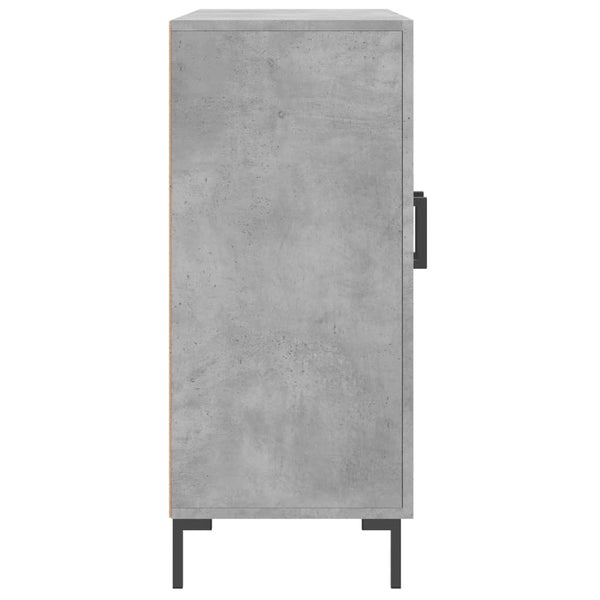 Betongraues Sideboard Adiel 90x34x80cm (Holz)