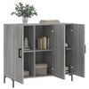 Graues Sideboard Adiel 90x34x80cm (Holz)