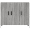 Graues Sideboard Adiel 90x34x80cm (Holz)