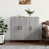 Graues Sideboard Adiel 90x34x80cm (Holz)