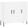 Weißes Sideboard Nesu 90x34x80cm (Holz)