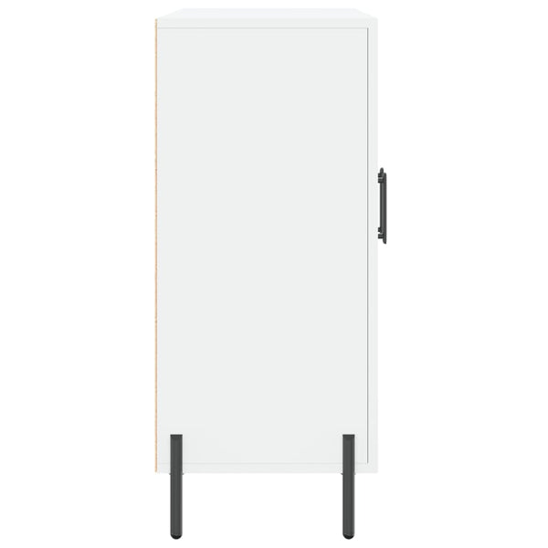 Weißes Sideboard Nesu 90x34x80cm (Holz)