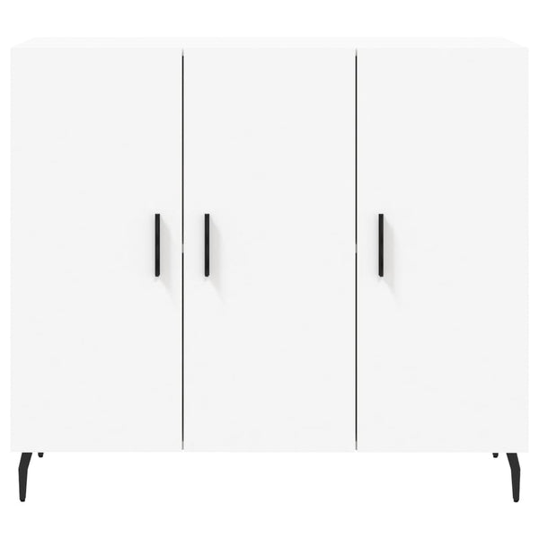 Weißes Sideboard Carmen "Car 90x34x80cm (Holz)