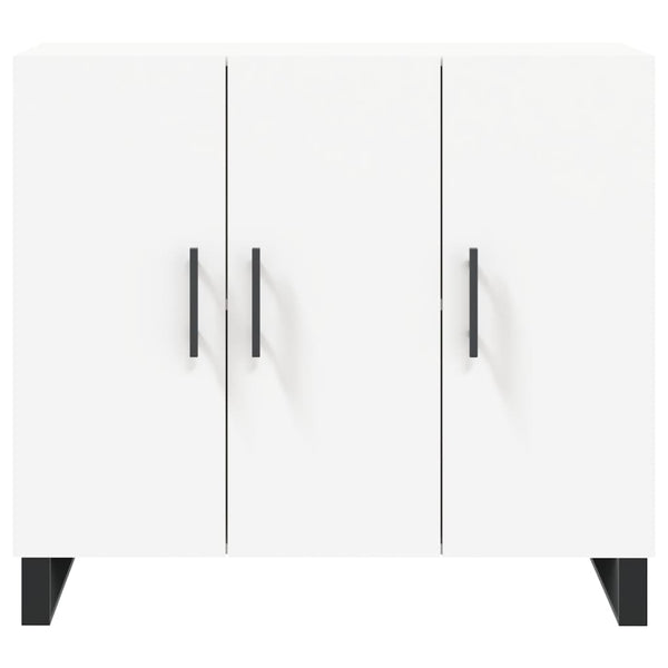 Weißes Sideboard Jakov 90x34x80cm (Holz)