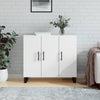 Weißes Sideboard Jakov 90x34x80cm (Holz)