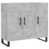 Betongraue Kommode Jakov 90x34x80cm (Holz)
