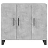Betongraue Kommode Jakov 90x34x80cm (Holz)