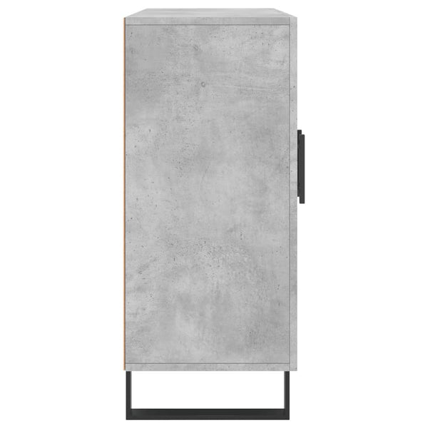 Betongraue Kommode Jakov 90x34x80cm (Holz)