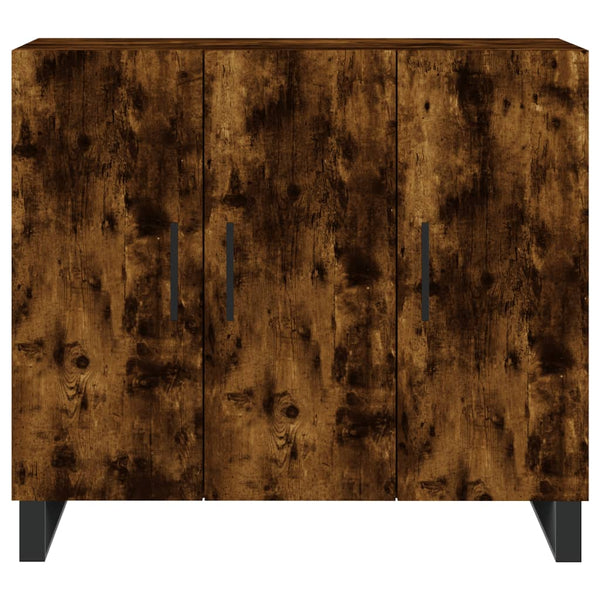Highboard Jakov Eiche Rauch 90x34x80cm (Holz)