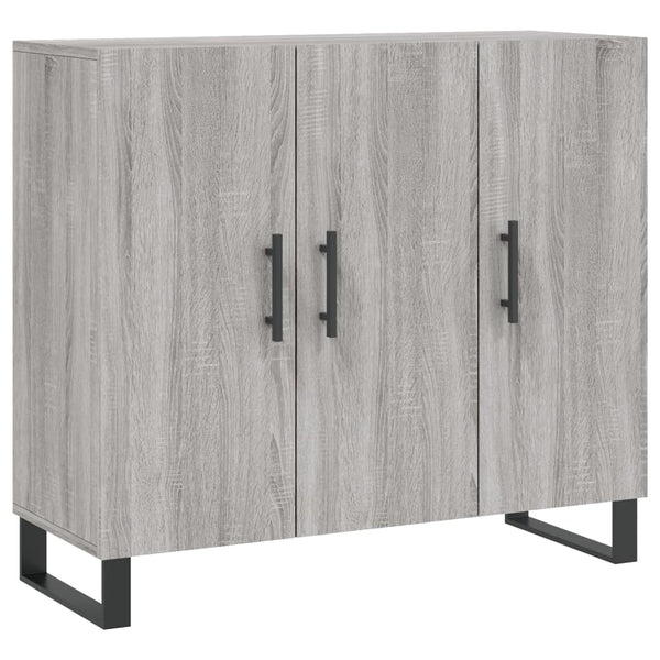 Graues Sideboard Jakov 90x34x80cm (Holz)