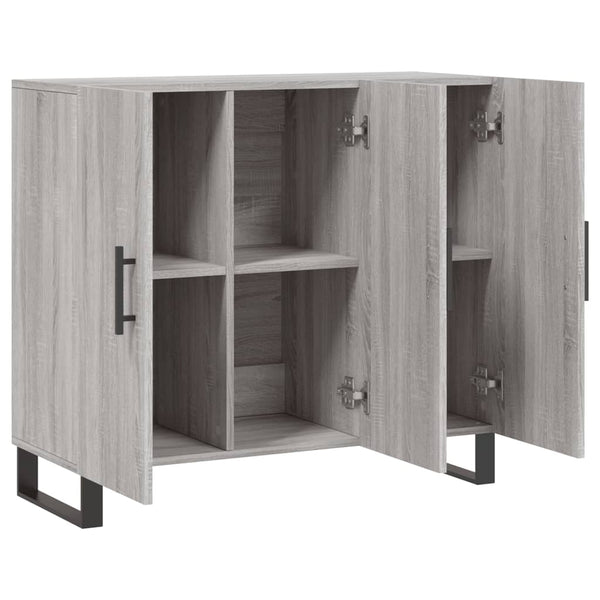 Graues Sideboard Jakov 90x34x80cm (Holz)