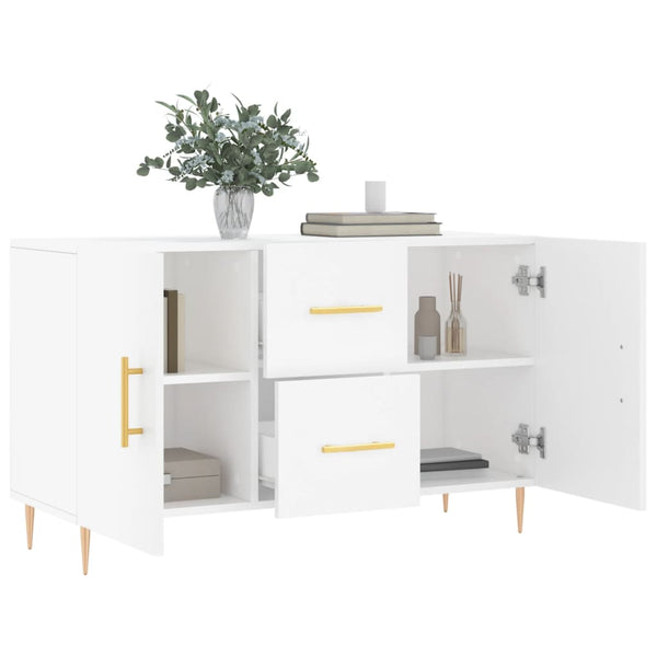 Valkoinen senkki Cg 100x36x60cm (puinen)