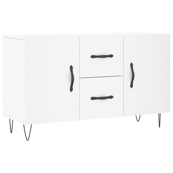 Valkoinen senkki Turtureanu 100x36x60cm (puinen)