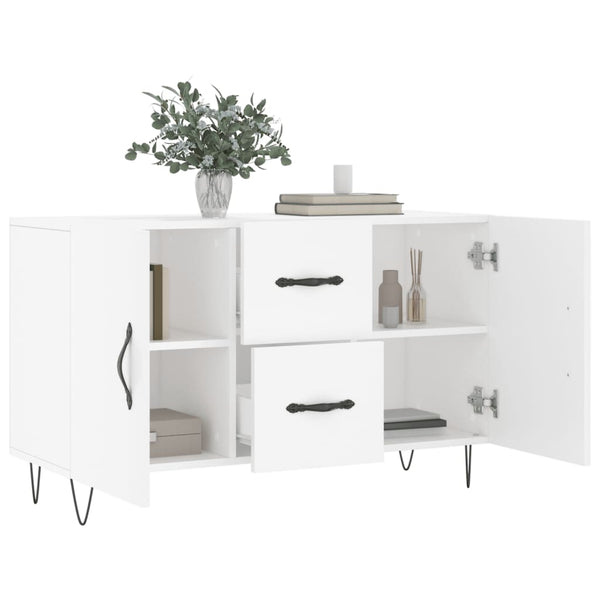 Valkoinen senkki Turtureanu 100x36x60cm (puinen)