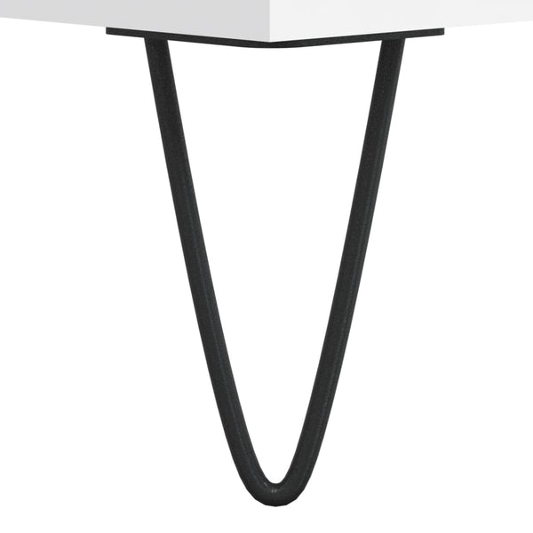 Valkoinen senkki Turtureanu 100x36x60cm (puinen)