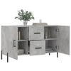 Betongraue Kommode Cornall 100x36x60cm (Holz)