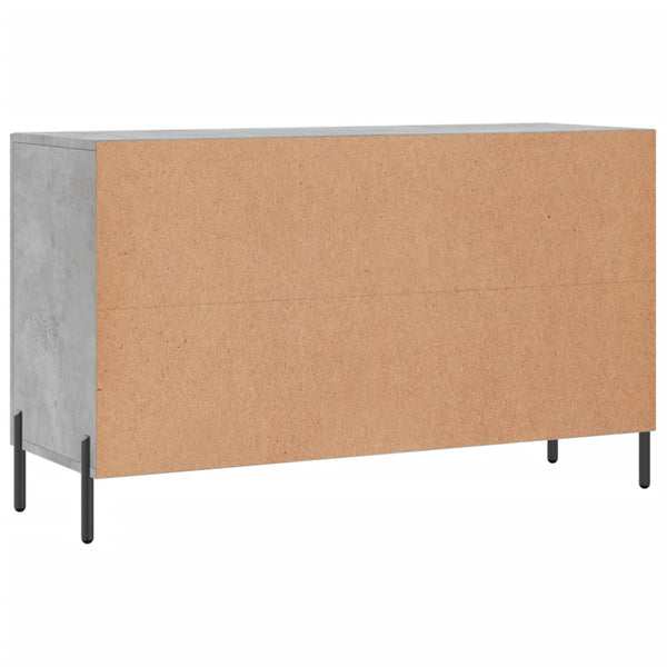Betongraue Kommode Cornall 100x36x60cm (Holz)