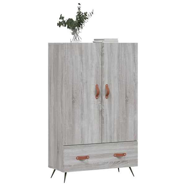 Harmaa kaappi Bruja 69,5x31x115cm (puinen)